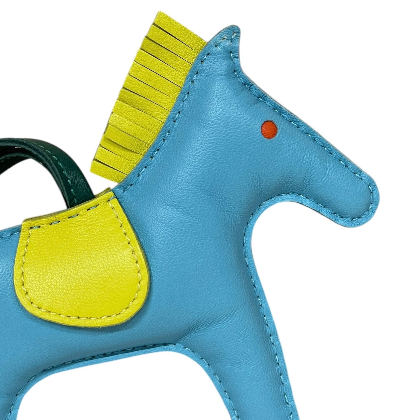 HERMES 人気　ロデオチャーム　MM セレスト×ライム×マレ HERMES 人気 ロデオチャーム MM セレスト×ライム×マレ