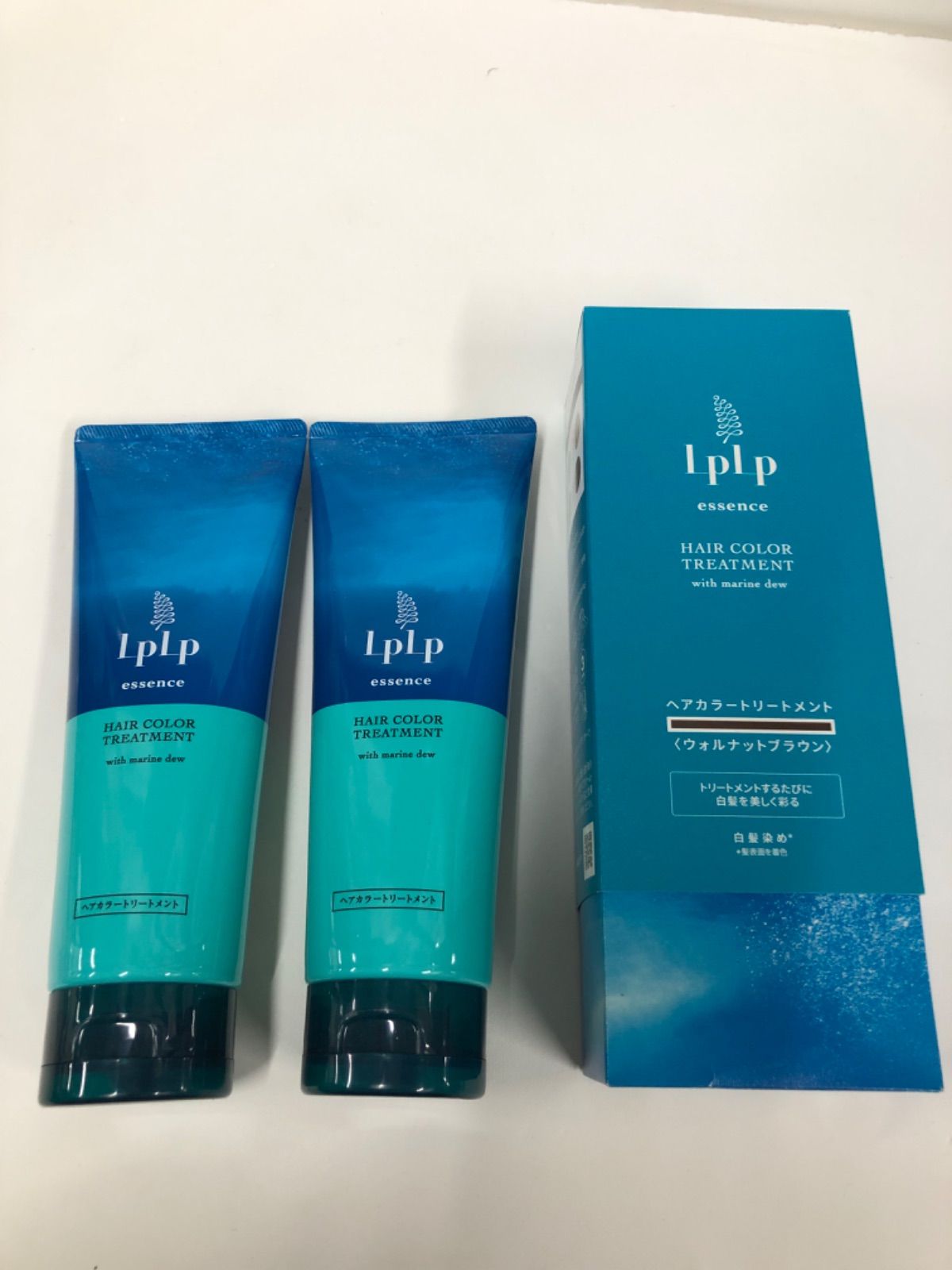 ルプルプ　ヘアカラートリートメントセット Iplp ルプルプ ヘアカラー トリートメント 3本セット ベージュブラウン