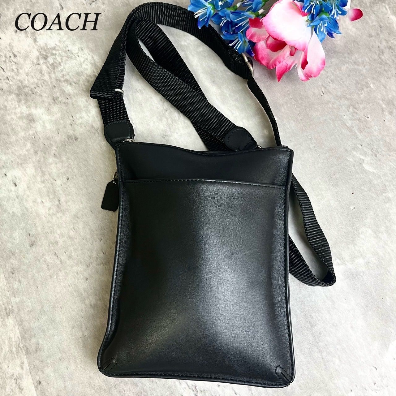 ✨極美品✨ COACH コーチ ショルダーバッグ トートバッグ ロゴ型押し 