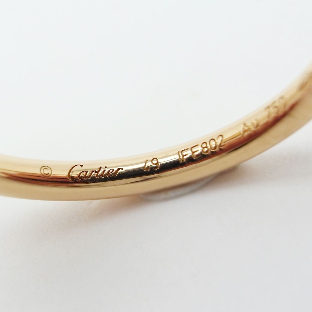 Cartier カルティエ　ジュスト アン クル リング【値下げ済み】即購入可 カルティエ ジュスト アン クル リング スモールモデル #49
