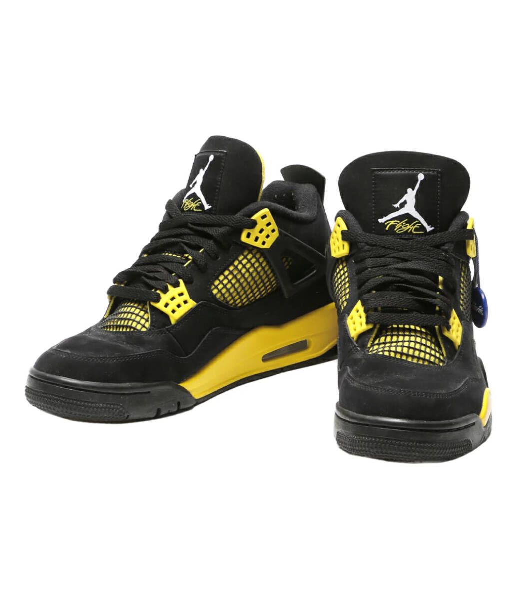 NIKE Nike Air Jordan 4 Retro 'Thunder' DH6927-017 スニーカー ブラック ナイキ