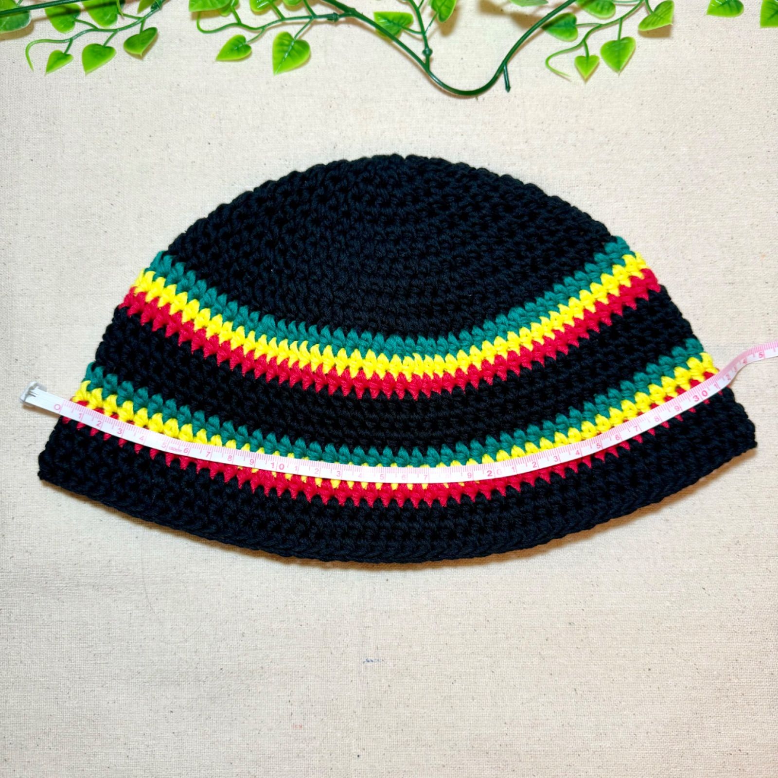 クロシェハット　クラッシャーハット　ビーニー　ハンドメイド　2点 クロシェハット クラッシャーハット ビーニー ハンドメイド