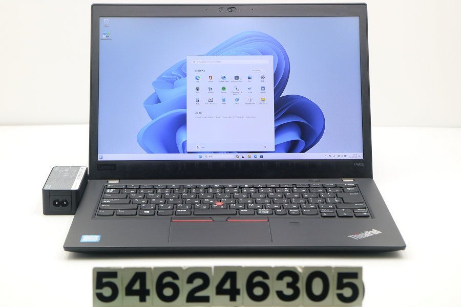 Lenovo ThinkPad T480s Core i5 8250U 1.6GHz/16GB/256GB(SSD)/14W/FHD(1920x1080)/Win11 【546246305】