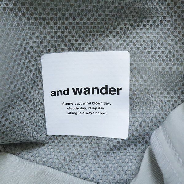 24AW* and wander ◇ Light W Cloth Pants ストレッチ イージー