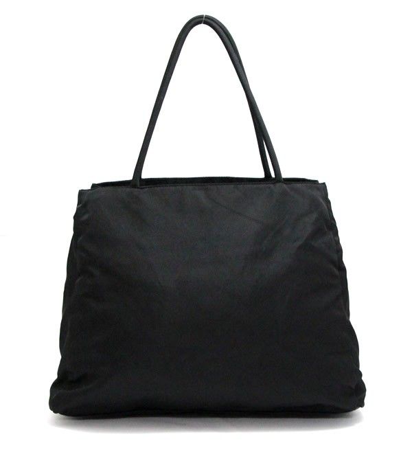 プラダ PRADA 三角ロゴ 台形 トートバッグ ナイロン 黒 Ｂ3864 【66777】