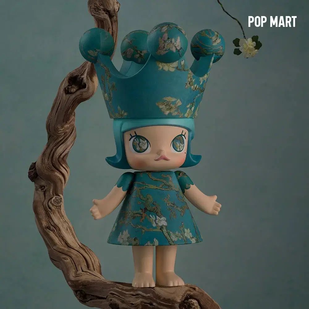 ポップマート メガ ロイヤル MOLLY X 半 ゴー ミュージアム 花咲くアーモンドの木 400