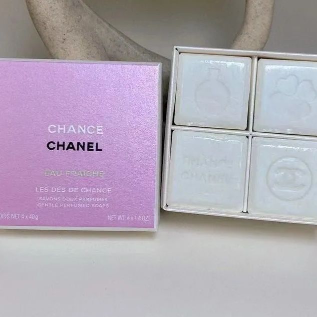 新品 CHANEL シャネル チャンス オー フレッシュ レ サヴォン 石鹸 4個