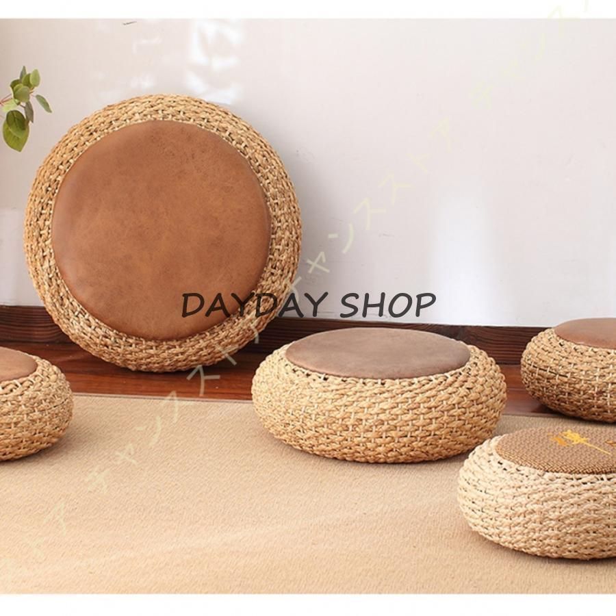 igusa:mono 円形座布団 4枚セット グリーン igusa:mono 円形座布団 4枚セット グリーン い草 座布団