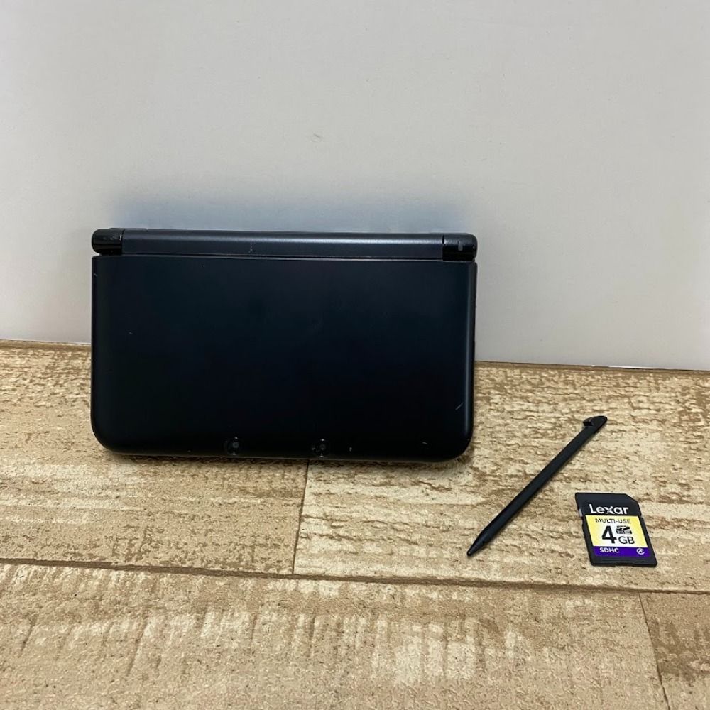 08w13404 ゲームハード 品 任天堂 ニンテンドー Nintendo 3DS LL 黒 本体 4GB メモリーカード ブラック 黒色