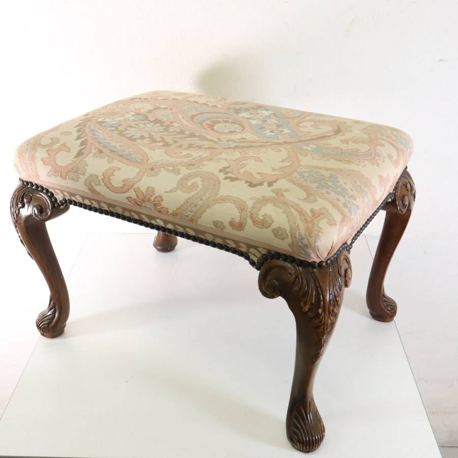 アメリカ老舗 ヘンレドン 英国アンティーク調 スツール IDC大塚家具 279h11