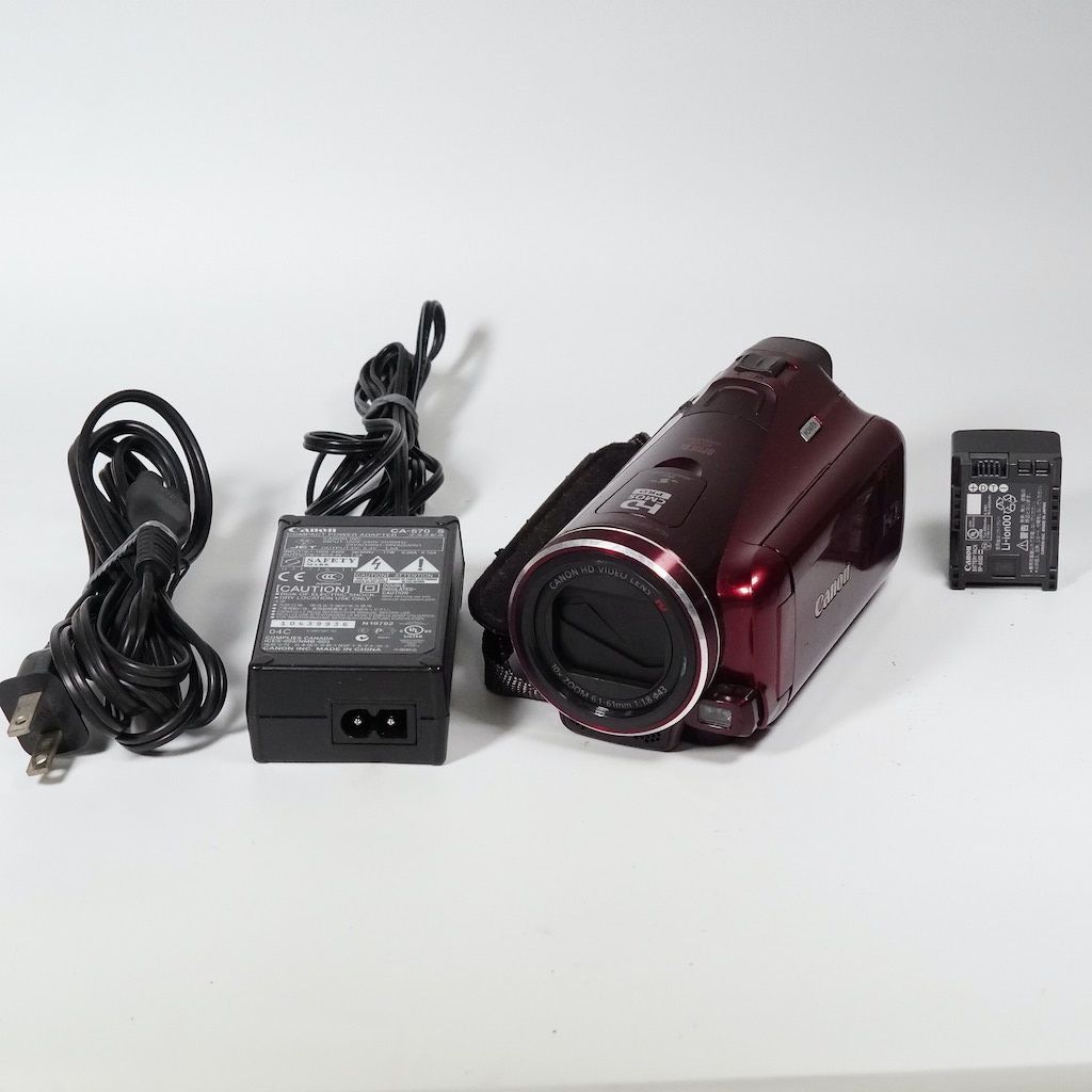 Canon ivis hf41 中古】(キヤノン) Canon IVIS HF M41 レツド ビデオ