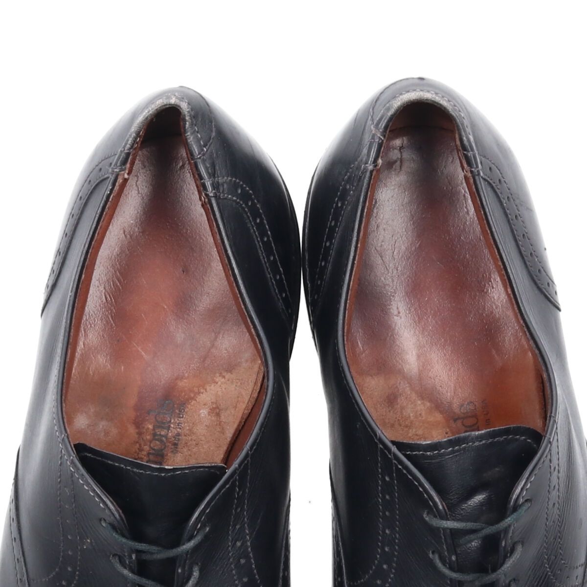 古着 90年代 アレンエドモンズ ALLEN EDMONDS ウイングチップシューズ