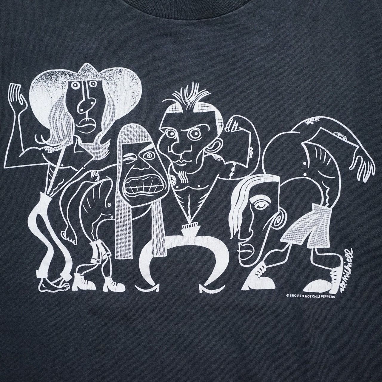 トップス 90's RED HOT CHILI PEPPERS PICASSO GIANT RED HOT CHILI PEPPERS 1990 PICASSO GIANT XL (p_1201) - メルカリ
