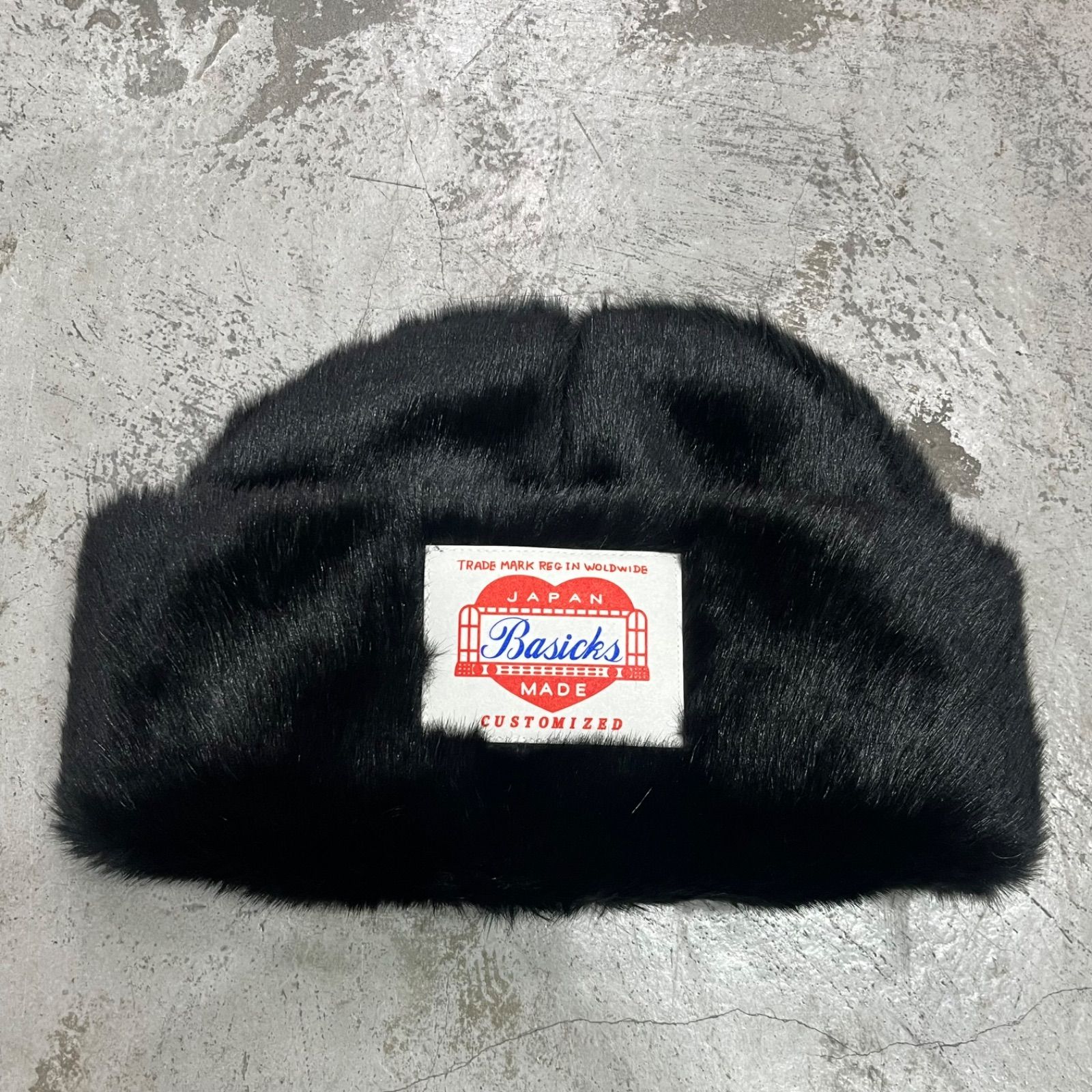 ★BASICKS　ファウクスチンチラビーニー★ 参考上代19800円 未使用品 BASICKS Faux Chinchilla Beanie