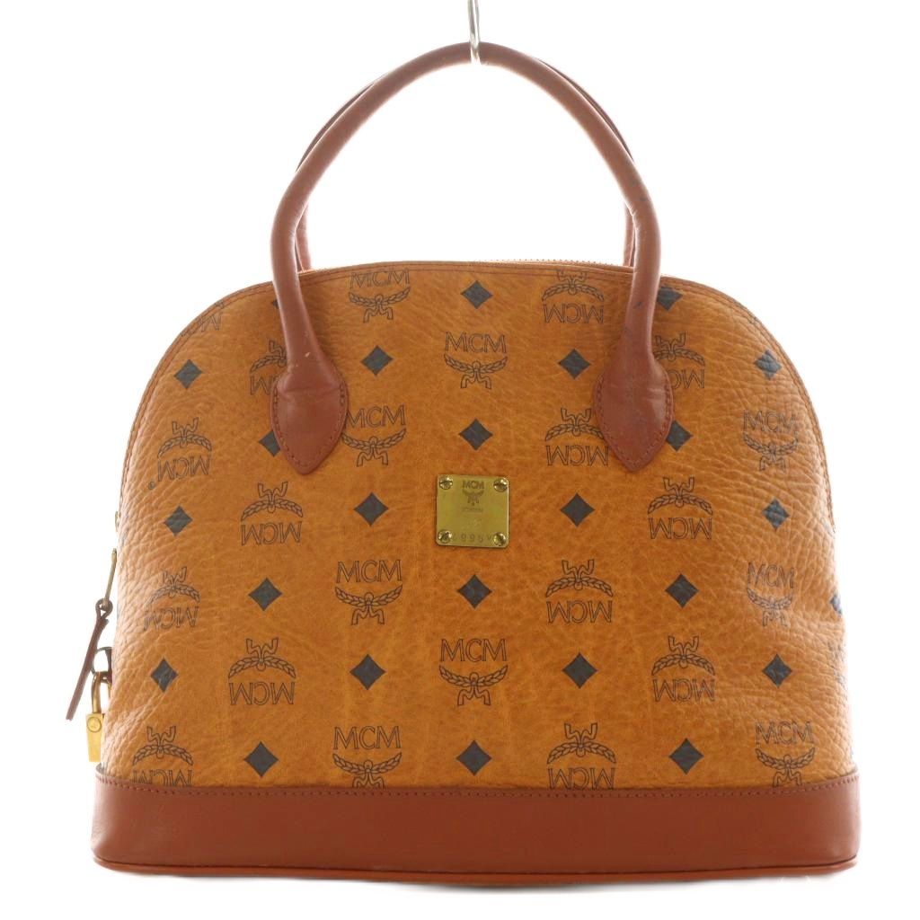 MCM エムシーエム ハンドバッグ ミニボストン ブラウン 楽天市場】エムシーエム MCM ミニボストンバッグ ブラウン 鞄