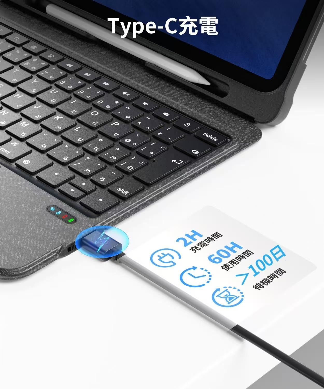 業界革新版 Omikamo ipad A16 11世代-10世代 キーボード JIS日本語配列 超高精度トラックパッド付き ipad 11世代 キーボード ipadA16 11インチ 横 縦置き 10.9インチ 第10世代対応 脱着式 あいぱっど10世 CHRISTIANNAURATH_COM_BR