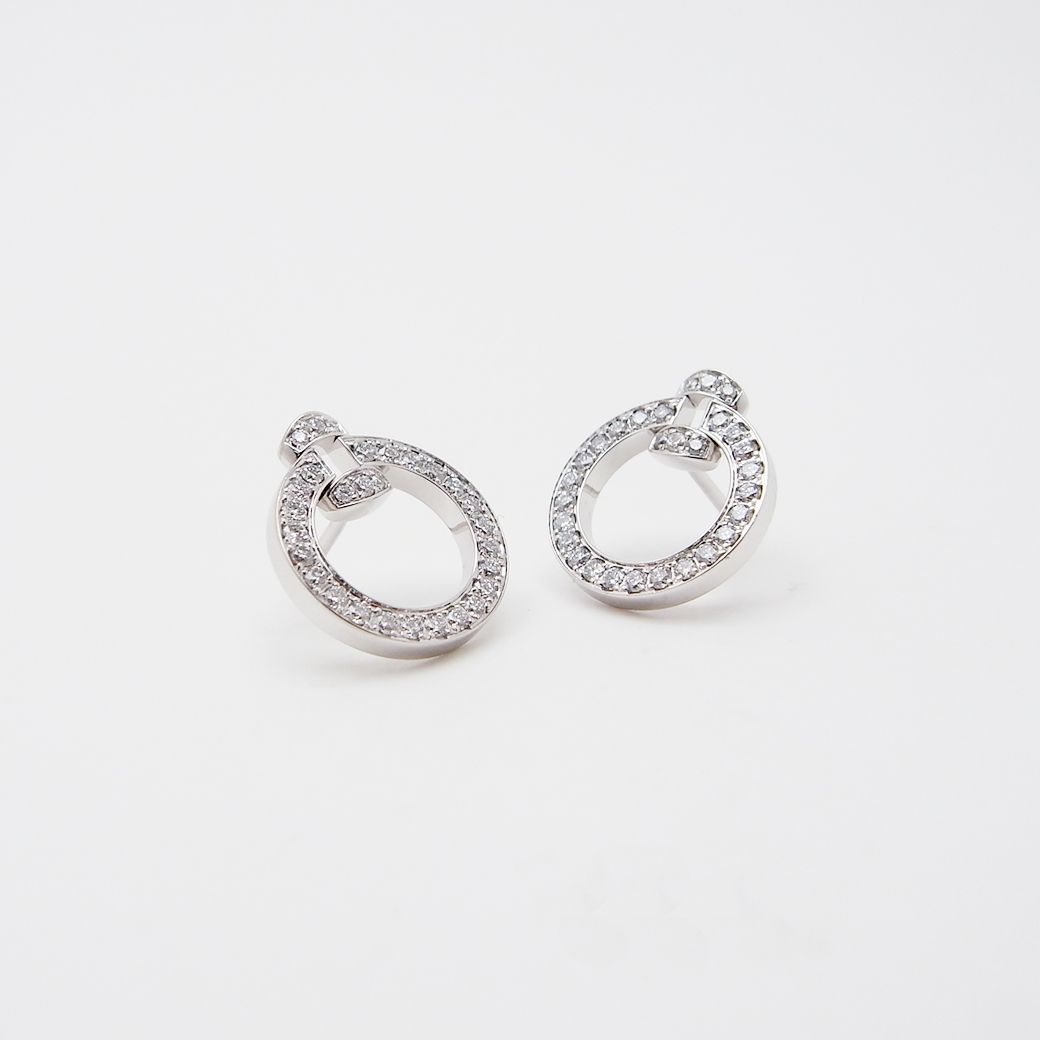 ピアジェ ミス プロトコール ピアス ダイヤモンド 750WG SAランク