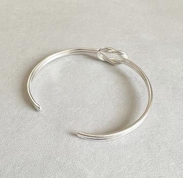 アクセサリー #35 シルバー バングル カレンシルバー ハンドメイド 