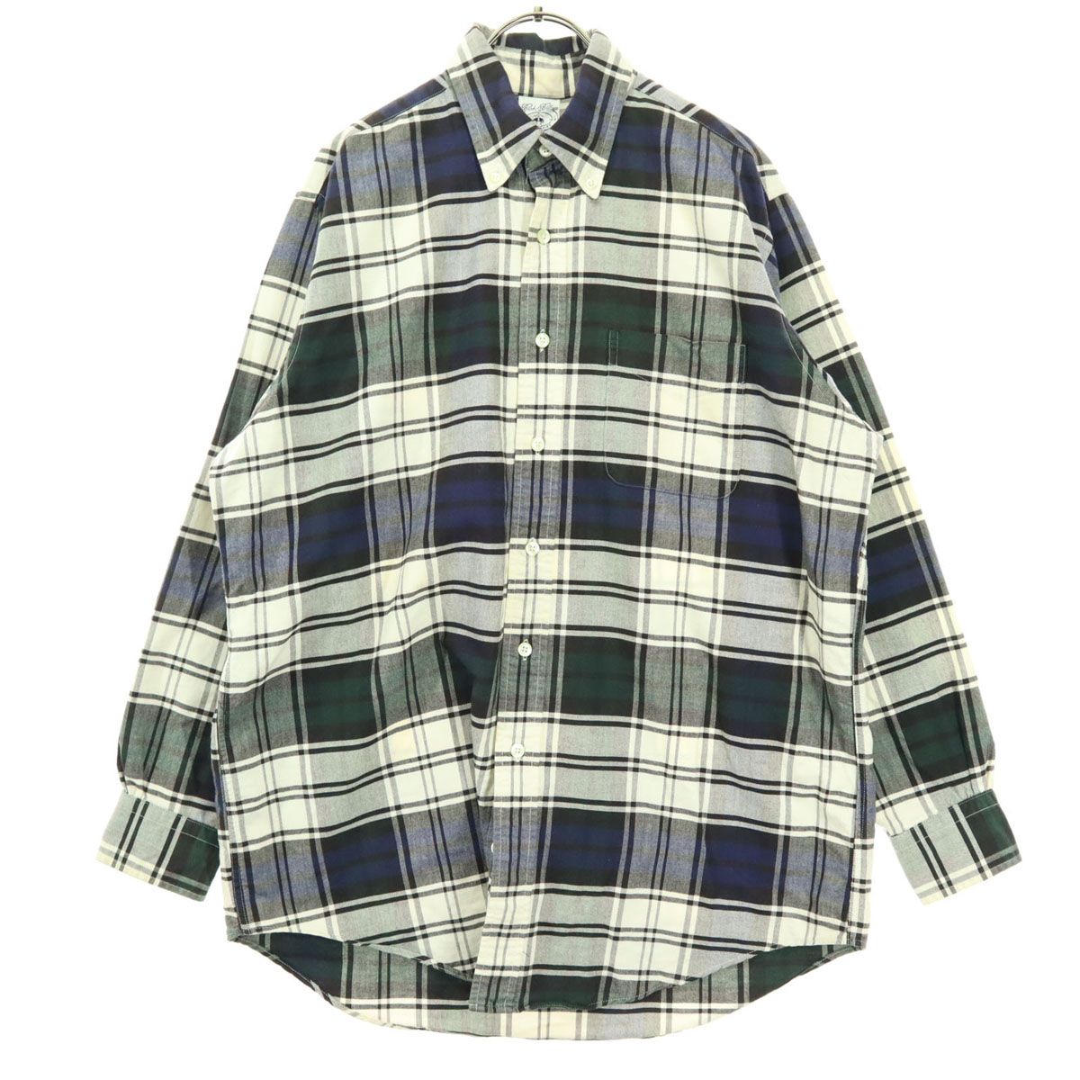 Brooks Brothers ブルックスブラザーズ USA製 チェック柄 長袖 ボ