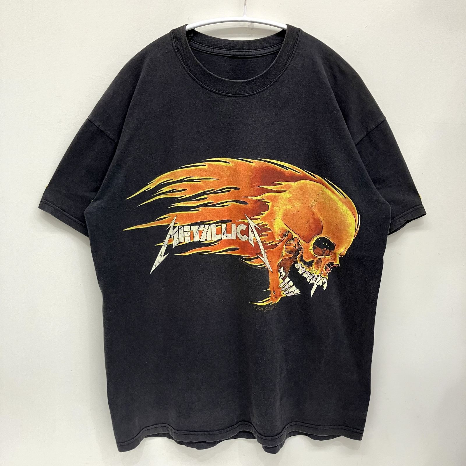 ビンテージ】メタリカ バンドT 90s 黒 ジャイアントタグ パスヘッド 
