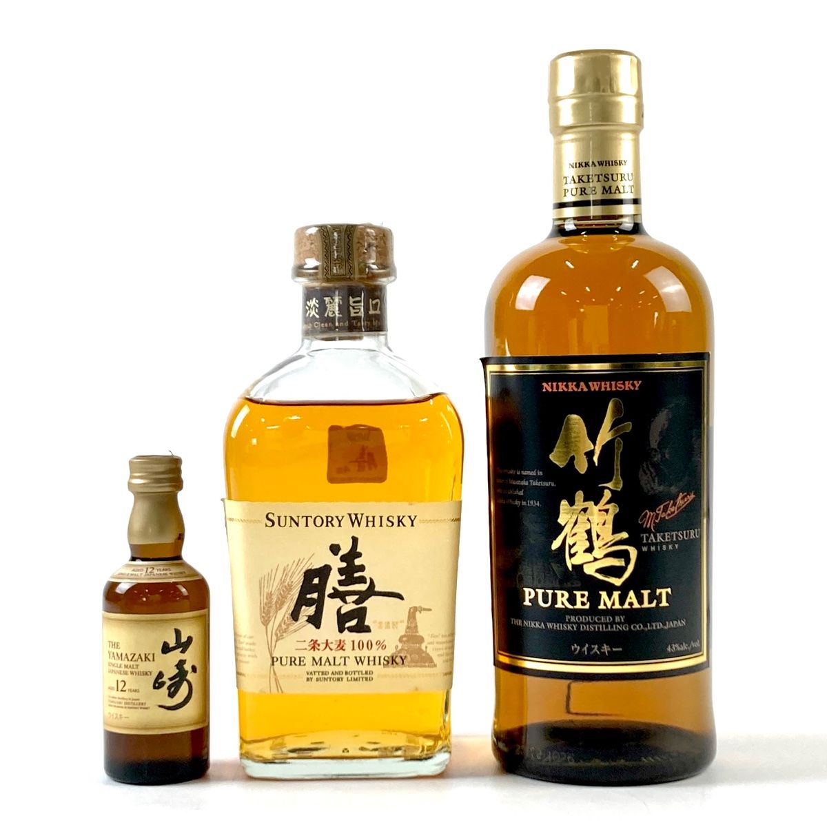 サントリー・ニッカウイスキー3本セット【古酒】東京都内限定 - メルカリ