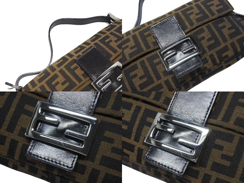 【極美品】 フェンディ ズッカ マンマバケット ショルダーバッグ FENDI】フェンディ ズッカ ショルダーバッグ レディース マンマ