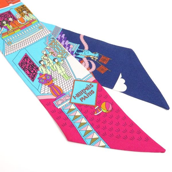 広尾店】美品 エルメス HERMES ツイリー La Maison des Carres  