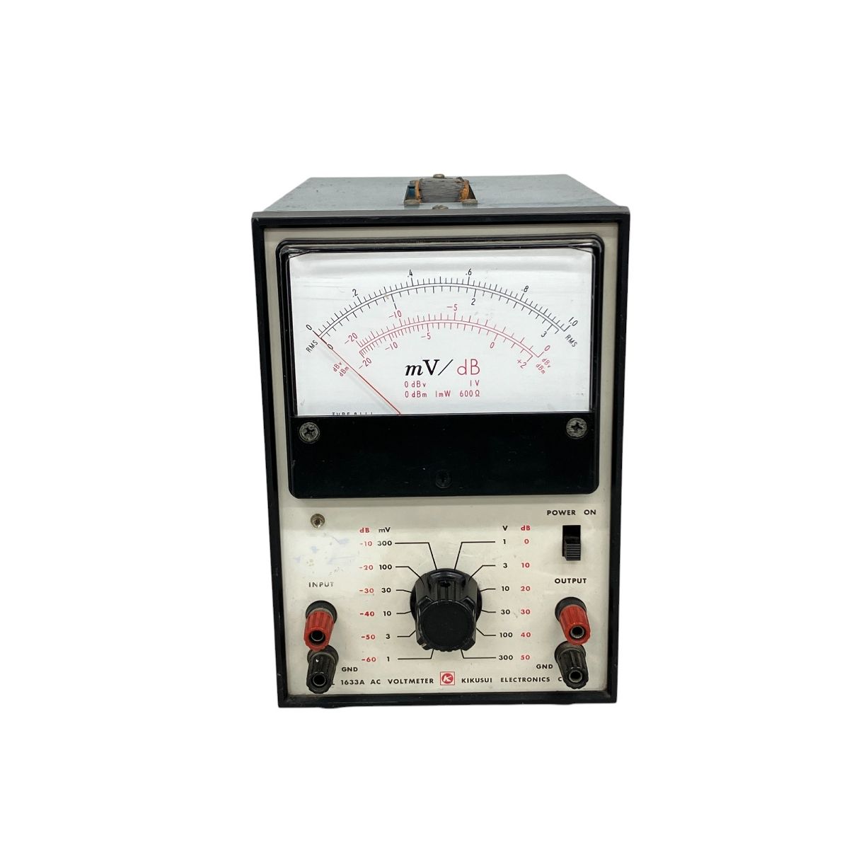 KIKUSUI 1633A ACボルトメーター 電圧計 家電 ジャンク K10081476