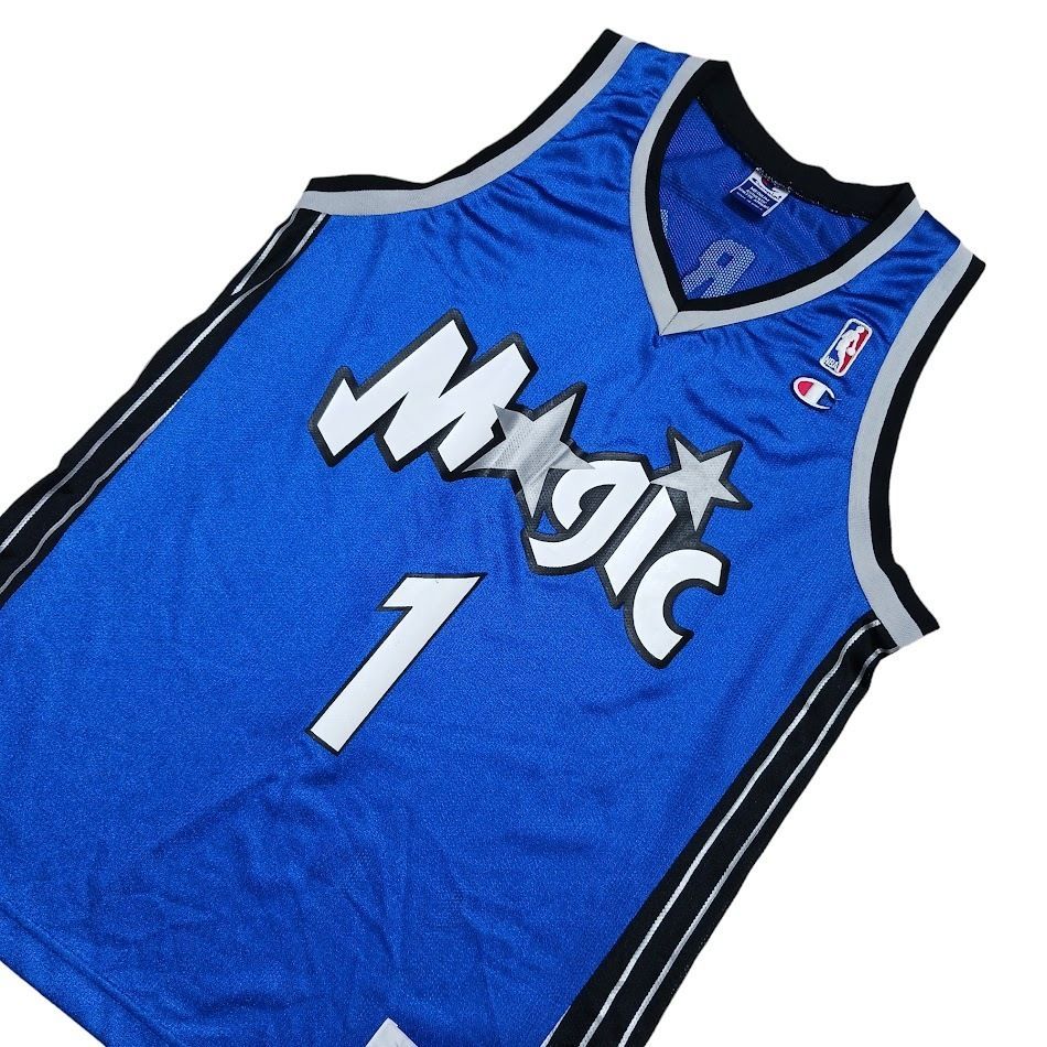 90s Champion チャンピオン NBA Tracy McGrady トレイシー マグレディ Orlando Magic オーランドマジック  ユニフォーム ゲームシャツ - メルカリ