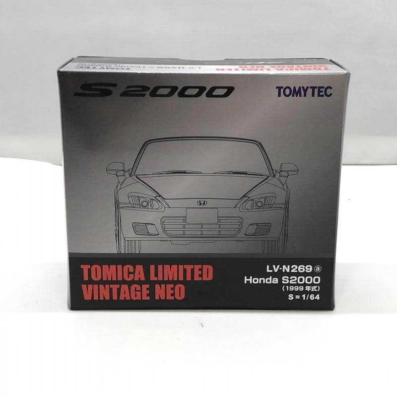 中古】トミーテック 1/64 LV-N269a ホンダS2000 99年式(シルバー) 開封 
