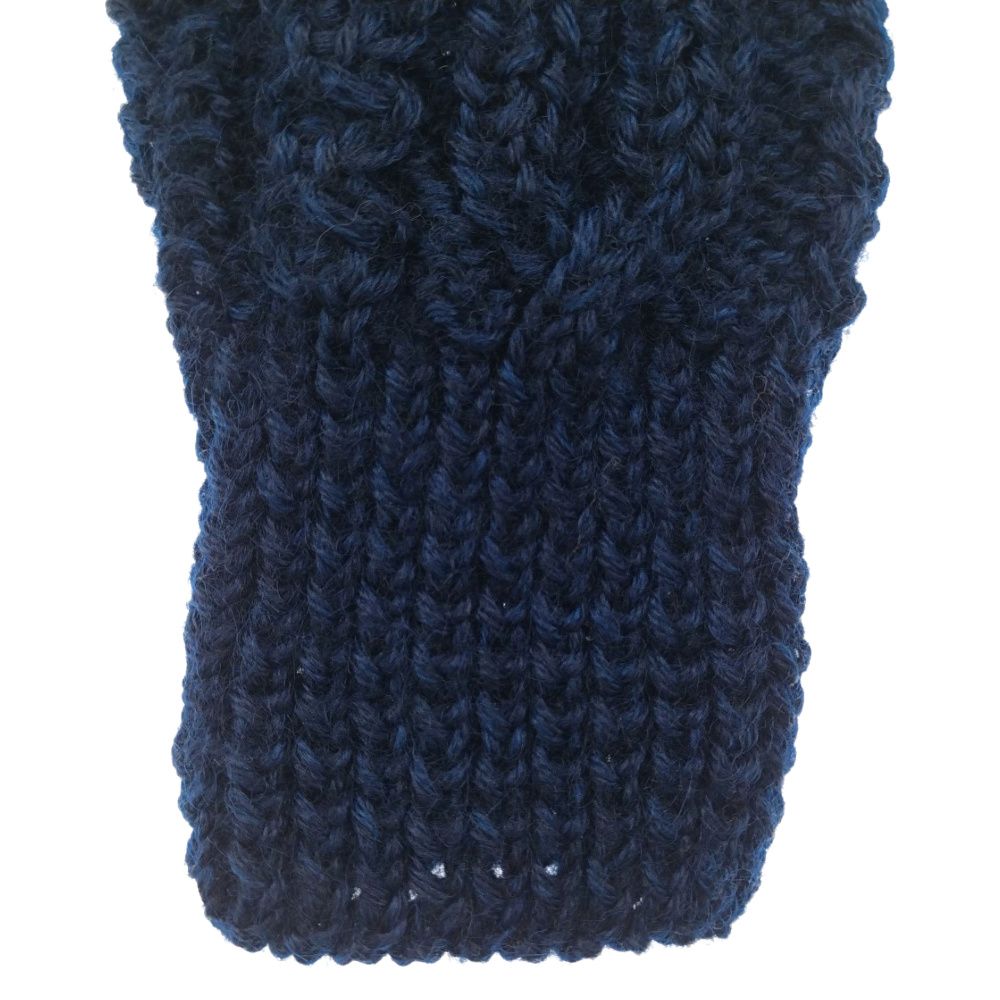 VISVIM (ヴィスヴィム) 14AW 泥染め FISHERMAN CABLE KNIT NATURAL DYE 