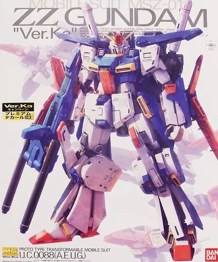 プラモデル 1|100 MG MSZ-010 ダブルゼータガンダム Ver.Ka 機動戦士ガンダムZZ デカール同梱版 0222236