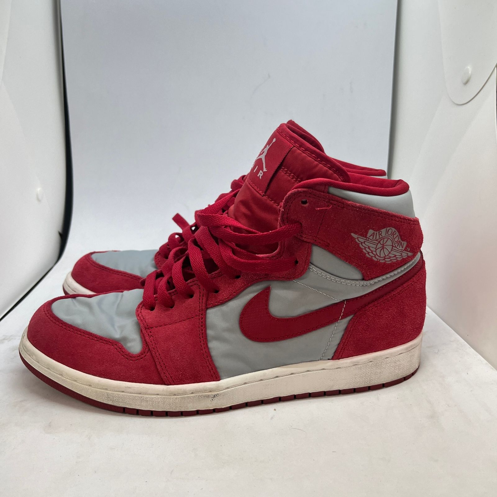 NIKE ナイキ AIR JORDAN 1 RETRO HIGH GYM RED WOLF GREY エア