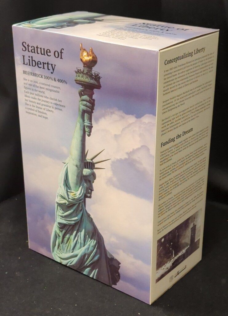 MEDICOMTOY BE@RBRICK Statue Of Liberty 100+400%