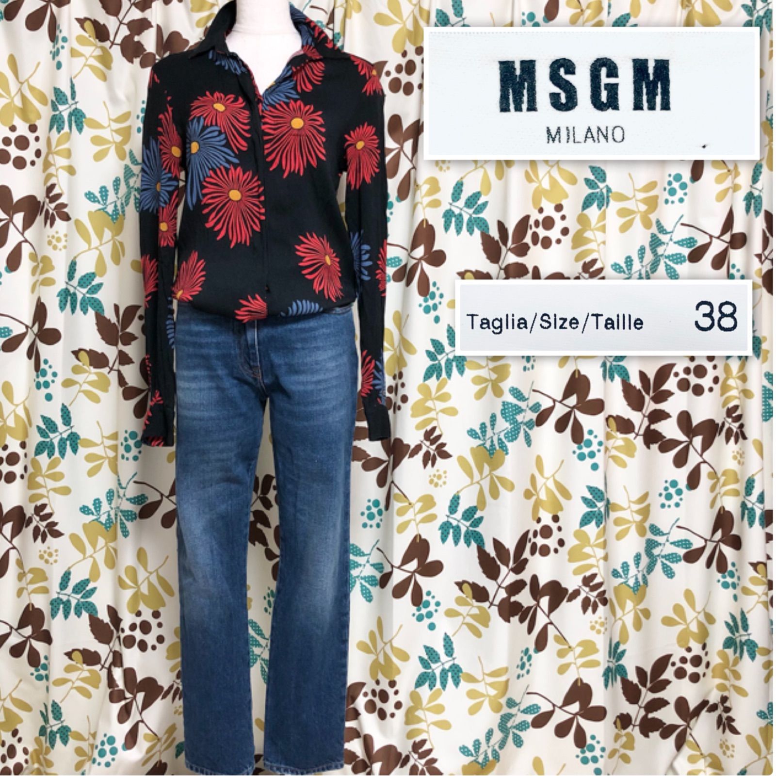 □極美品□超希少□MSGM エムエスジーエム ジャンプスーツ 