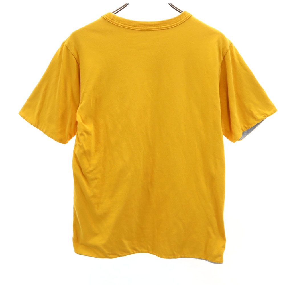 ワラワラ 90s USA製 オールド ゲームT 半袖 リバーシブル Tシャツ M イエロー Walla Walla Collegiate Mills メンズ