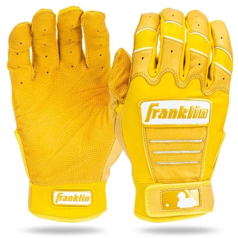 フランクリン Franklin CFX PRO 20895 バッティング手袋 バッティンググローブ イエロー 野球 両手用 S|M|L