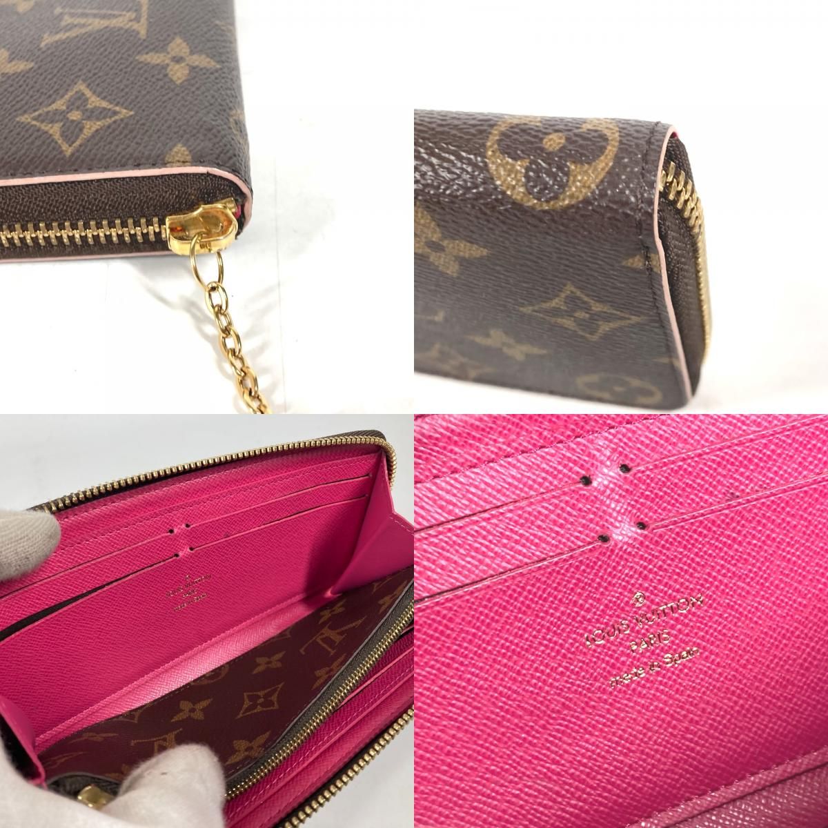 LOUIS VUITTON ルイヴィトン 長財布 ポルトフォイユ クレマンス M64201 