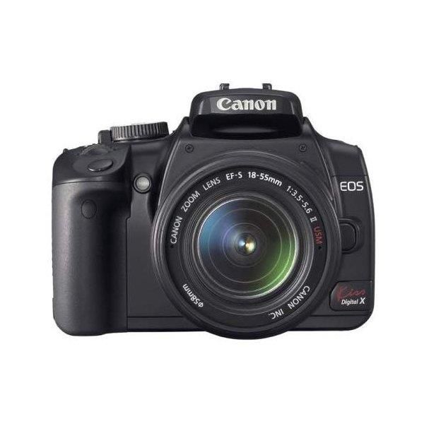 Canon - 【良品】Canon デジタル一眼レフカメラ EOS Kiss デジタル X レンズキット ブラック KISSDXB-LKIT Amazon | Canon デジタル一眼レフカメラ EOS Kiss デジタル X