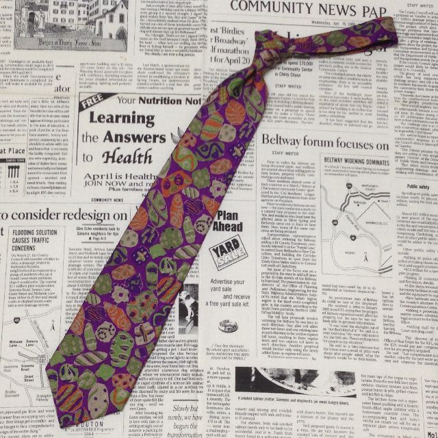 ミッソーニ MISSONI 微光沢 ネクタイ イタリア生地 シルク パターン柄 ミックス H-006822 ゆうパケット