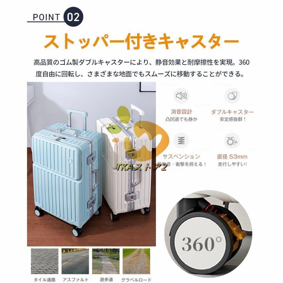 スーツケース 前開き