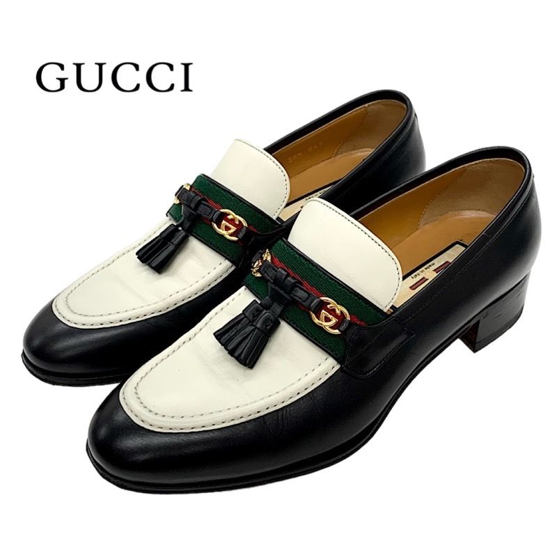 GUCCI 革靴 ローファー レザー - 靴