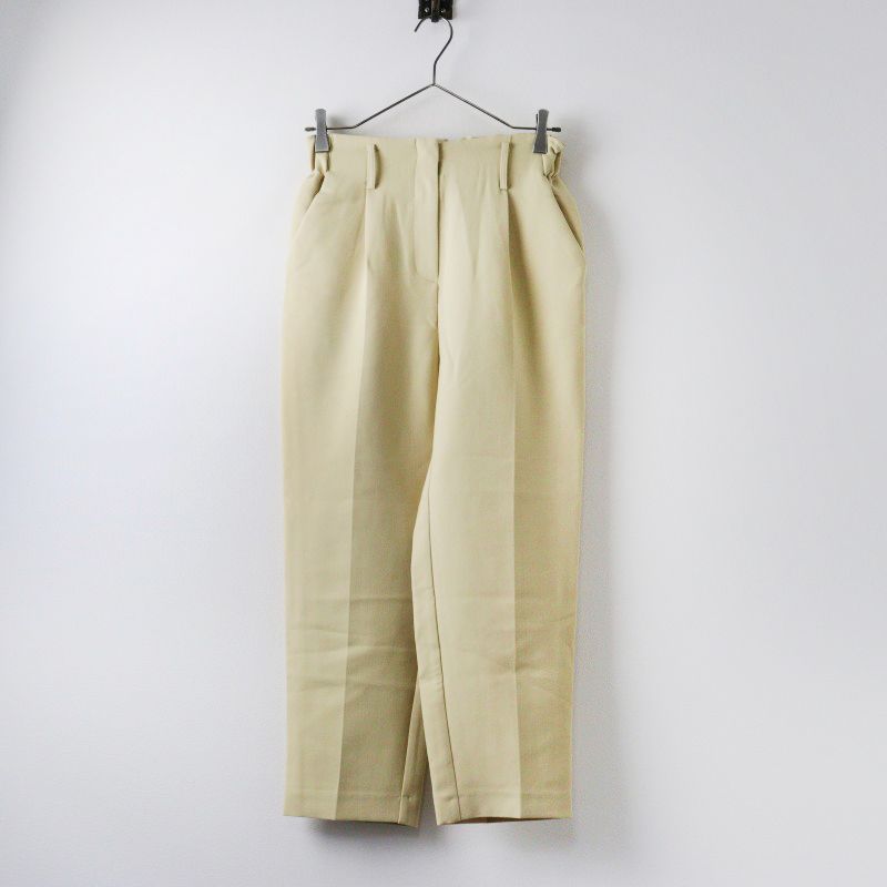 美品 2021SS マチャット MACHATT タックテーパードパンツ
