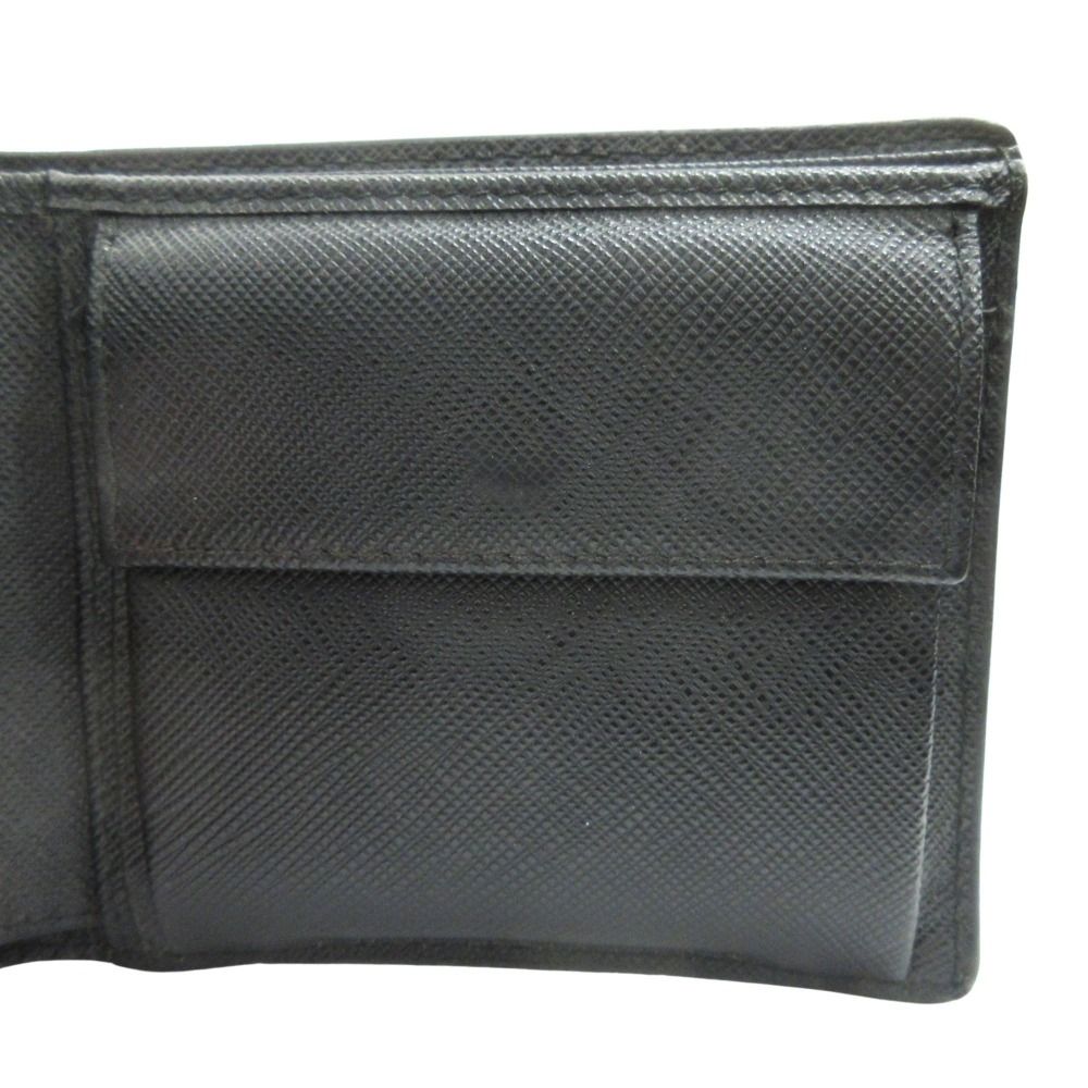 美品✨プラダ 二つ折り財布 がま口 サフィアーノレザー 三角ロゴ 黒 極美✨PRADA 二つ折り 財布 サフィアーノ レザー 三角ロゴ 黒