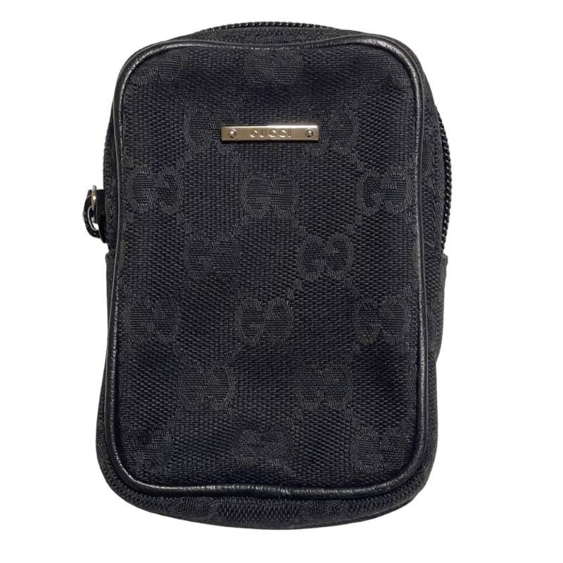 GUCCI グッチ シガレットケース タバコケース GGキャンバス ブラック 115249 WT3