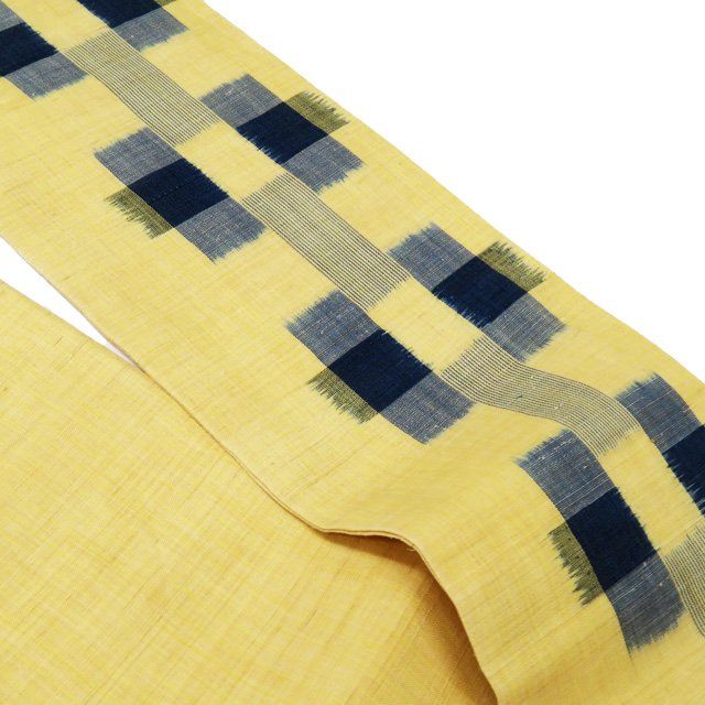 きものヱビス ■ 八重山上布 名古屋帯 沖縄県無形文化財指定 夏物 麻・苧麻 きものヱビス □ 八重山上布 名古屋帯 沖縄県無形文化財指定