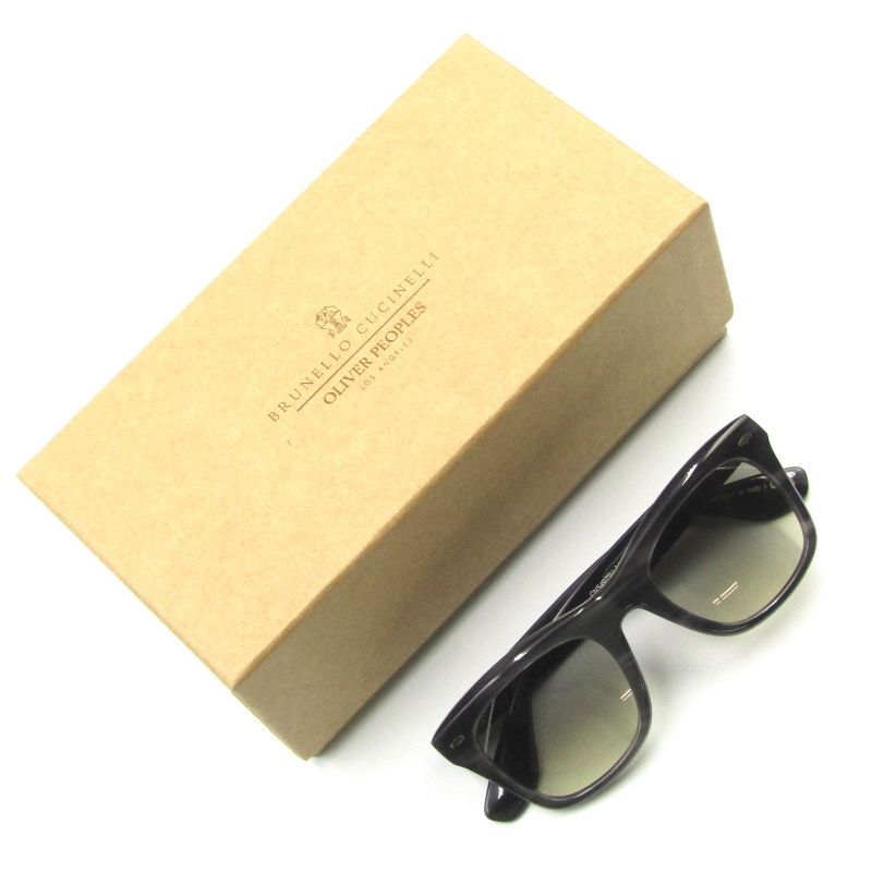 OLIVER PEOPLES L.A. × BRUNELLO CUVINELLI オリバーピープルズ サングラス OV5497SU 166132 Charcoal Tortoise65007491