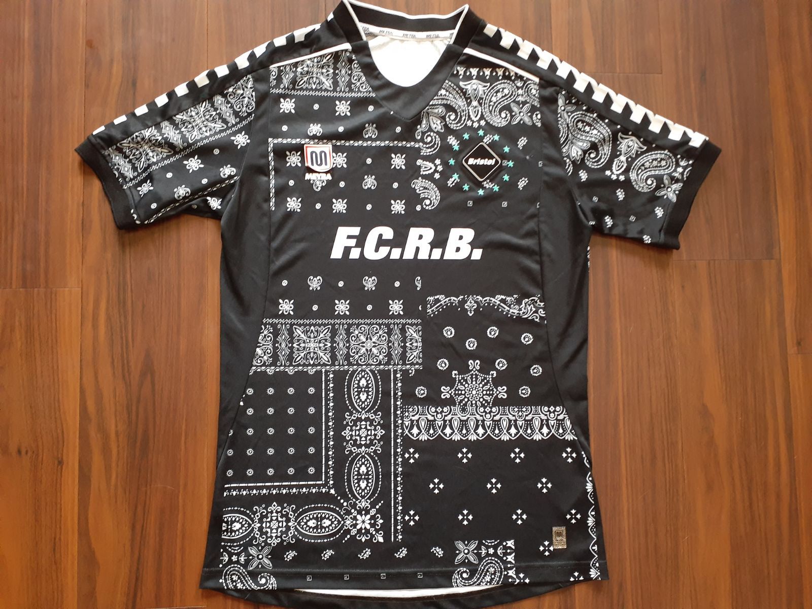 F.C.R.B. MEYBA GAME SHIRT サイズL MEYBA fcrb realbristol ブラック