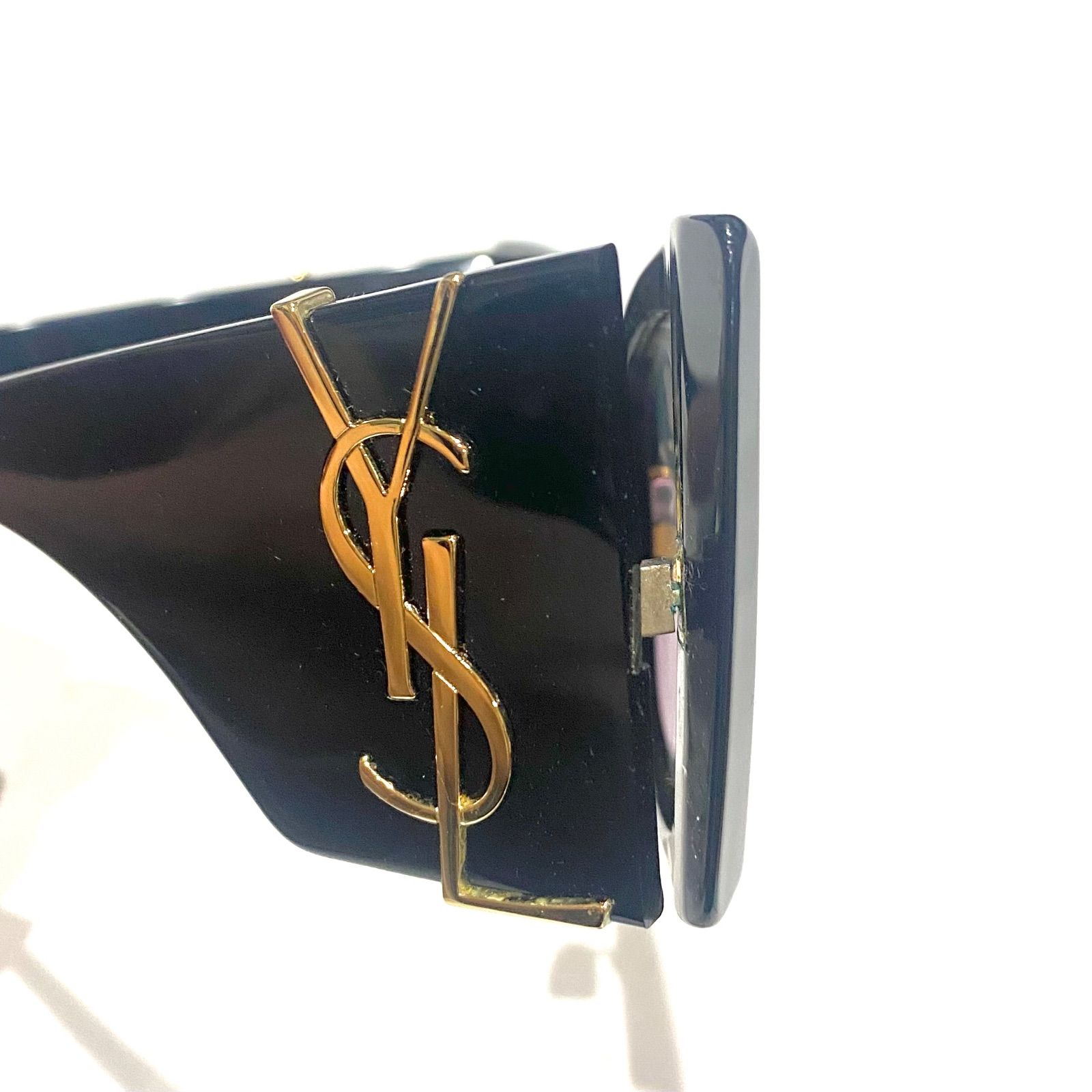 SAINT LAURENT（サンローラン）ブレイズ サングラス SL M119 001 Saint Laurent Blaze SL M119 001 Oversized Black Sunglasses - US