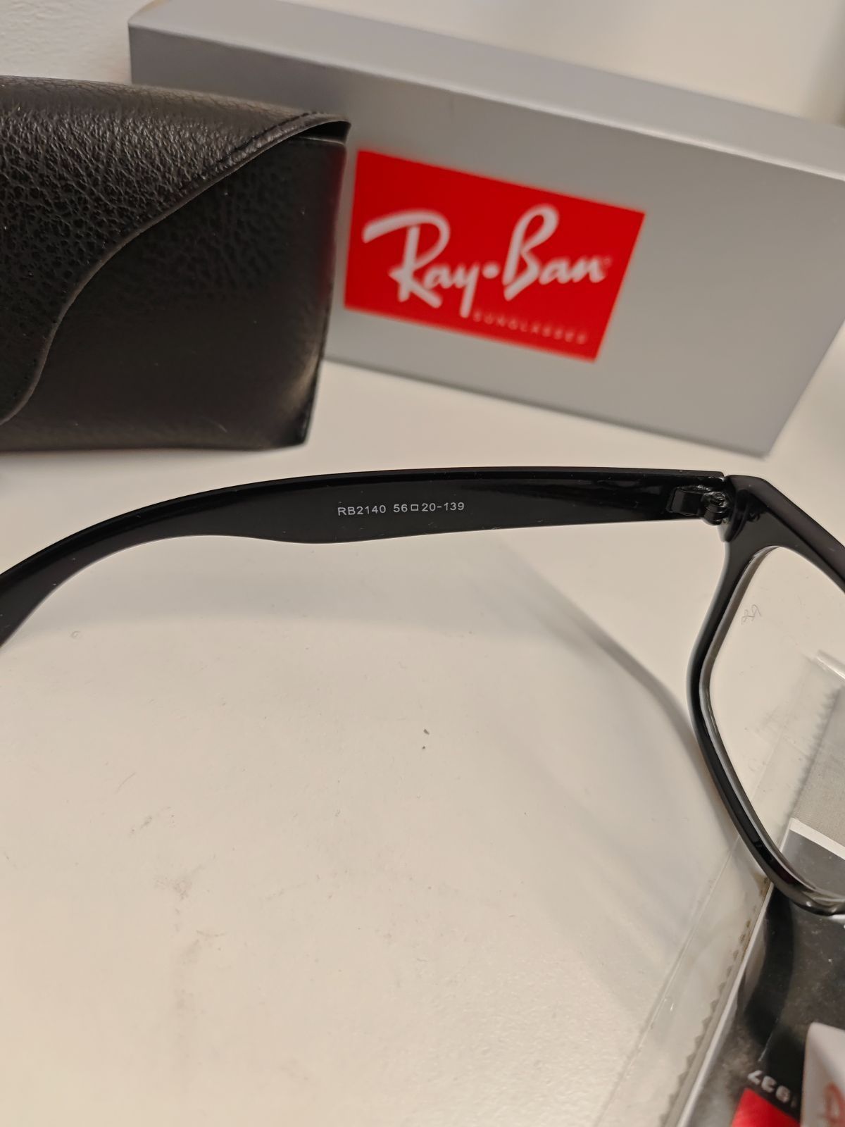 Ray-Ban ウェイファーラー RB2140 透明レンズ 木村拓哉同型 新品